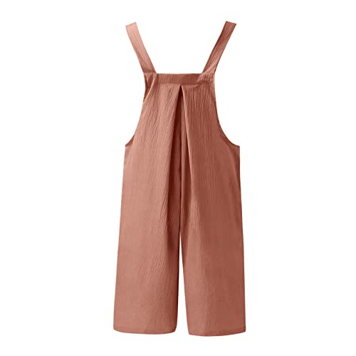 Mono de las mujeres casual para días de playa y paseos de verano en lino 7