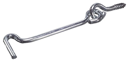 Dresselhaus 0/4219/001/5,2/160//78 Lot de 10 crochets tempête avec œillets galvanisés 5,2 x 160 cm
