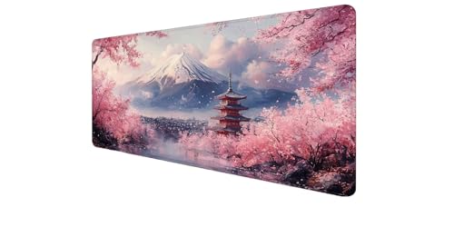 Desk mat grand format aux finitions haut de gamme avec base en caoutchouc stable