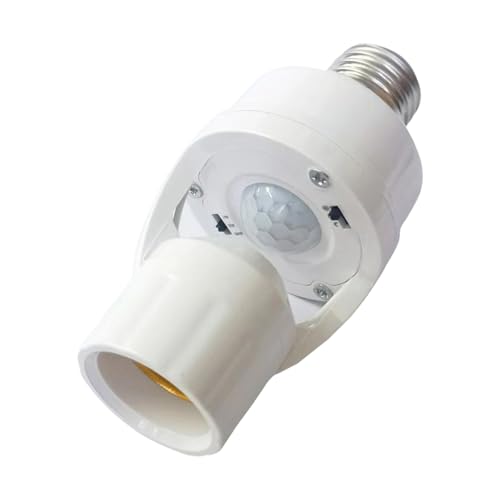 Snorvixre Detector de movimiento con encendido/apagado automático para pasillos, escaleras, materiales de PC de ahorro de energía, fácil instalación, seguridad nocturna, iluminación del pasillo