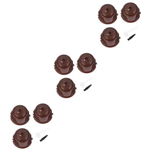 Uonlytech 3sets Reusable Coffee Strainers and Filters Compatible with Dolce and Includes Cleaning Brush and Spoon Compact Design for Easy Storage