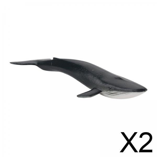 Image of BNF2xWhale Figurine Home Decor PVC Model Educational Toy for Toddlers Age 3+ Kids Blue Whale|Toys & Hobbies|Toys & Hobbies|0