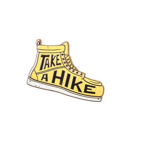 �H���f�� �A���e�B�[�N�G���{�X�v���[�g TAKE A HIKE Yellow W27×D0.2×H18 cm MP22040