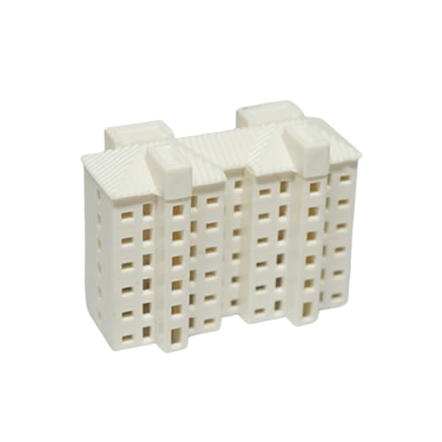 鉄道模型風景クラフトプロジェクト用アパート建築模型 リアルな住宅デザイン