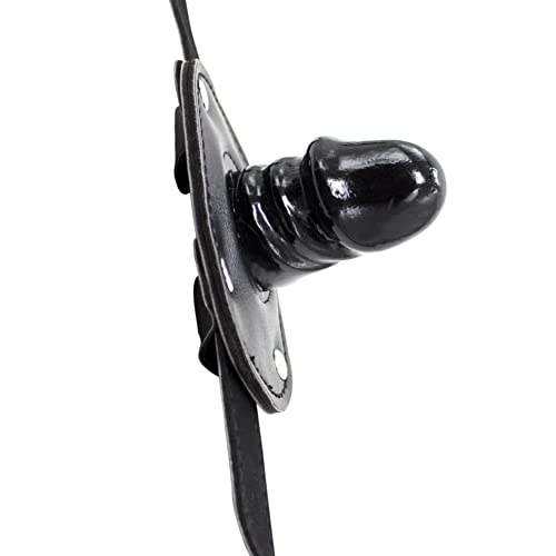 Image of Lockable Dildo Mouth Gag, SM Mouth Restraint with Lock Bondage (Short 1.97 inch)
