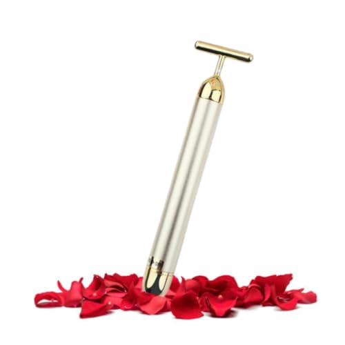 Amazon.com: Beauty Bar 24K Facial Massager, T-Shape Electric Face