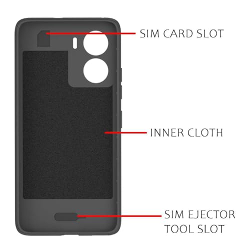 Image of Shockproof Case for Realme P3 5G | Full Camera Protection | TPU Flexible Back Cover for Realme P3 5G (Graphite Grey)