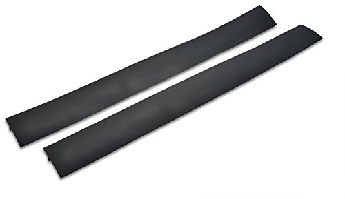 yohino Silicone Counter Gap Covers for Stove/Oven (2-Pack) - Matte Black, Foldable, Heat-Resistant