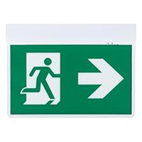 Ledvion LED-Notbeleuchtung mit Akku – 4,5 W – 6500 K – Decken-/Wandmontage – Energiereich und sicher mit 3-Stunden-Notfallbatterie – IK07-zertifiziert und IP65 wasserbeständig