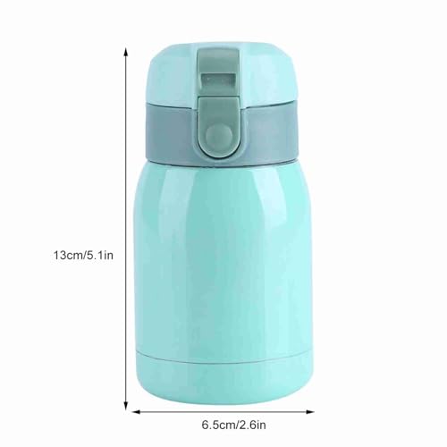 Garosa 180ML Insulated Travel Mug Stainless Steel Vacuum Insulated Water Bottle Portable Double Wall Thermal Cup for Office Coffee Tea Blue - Image 4