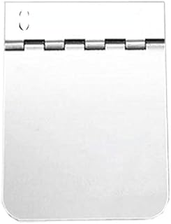 Stainless Steel 5 Inch x 4 Inch Hinged Permit Panel