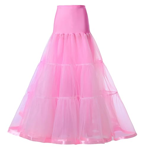Jupon robe de mariée longue crinoline de bal pour femme grande taille