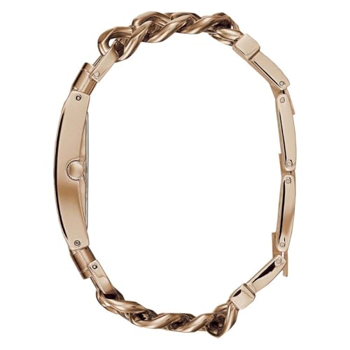 Guess Damen Analog Uhr Heavy Metal mit Edelstahl Armband – Ansicht 3