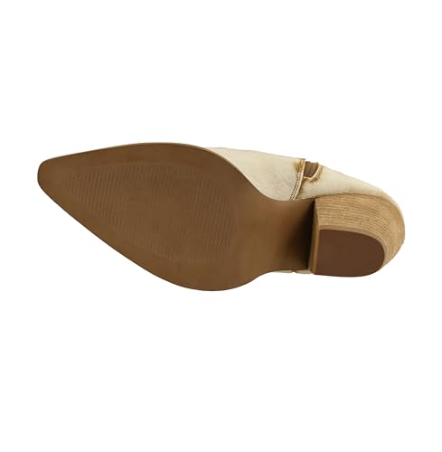 Corkys Footwear Friends In Low Places 3.5-Inch Heel Booties Memory Foam Insoles, Full Inside Zip, Western-Inspired Design, Chic Day-to-Night Wear4