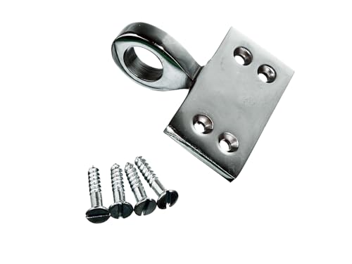 1 X SASH Window Lift Eye Pole Hook Ring Pull Chromed - Elegant Window Accessory