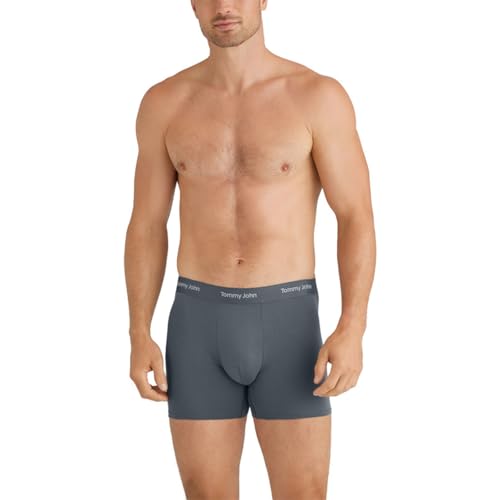 Tommy John Men's Luxe Modal 4" Trunk Boxer Brief Underwear3