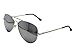 Produktbild Top Gun Spiegel Flieger Sonnenbrille, Cat 3, Wrap Around, Unisex, Retro, Damen, UV 400