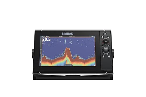 Simrad NSS9 evo3S - 9-inch Multifunction Fish Finder Chartplotter with Preloaded C-MAP US Enhanced Charts