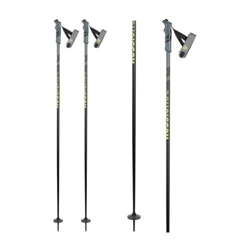Rossignol - Batons De Ski Tactic Clip Black Lime - Homme - Taille 120 - Noir