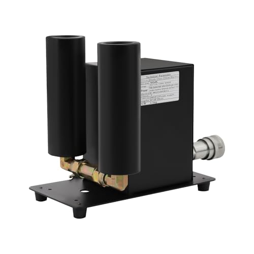 Máquina de humo CO2, máquina de columna de aire CO2 con doble boquilla y rociado multiángulo, cañón CO2 con controlador DMX512 para efectos de humo en espectáculos de Halloween y escenario miniatura 6