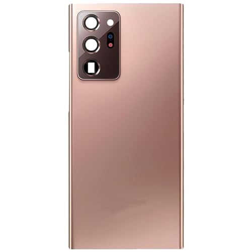 Note 20 Ultra Back Glass Replacement Rear Glass for Samsung Galaxy Note 20 Ultra 5G All Carriers Back Cover Housing Door with Camera Lens Parts and Tools(Mystic Bronze)