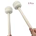 Zorveiio 2Pcs Bass Drum Mallets 14