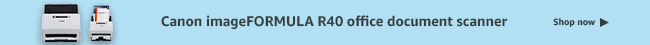 Canon imageFORMULA R40 office document scanner