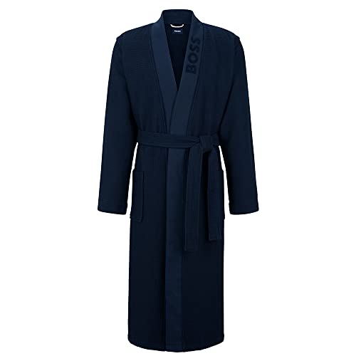 Preisvergleich Produktbild BOSS Bademantel Kimono in Waffle Piqué, Dark Blue, XXL