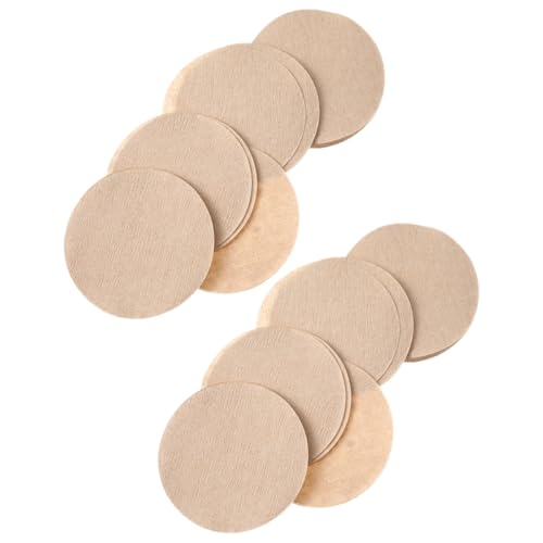 GLEAVI Lot de 100 Filtres à Café en Papier Non Blanchi Ronds 56 MM Compatibles Cafetières Moka Presse Française et Café Filtration Fine pour Espresso Jetables et Pratiques pour Usage