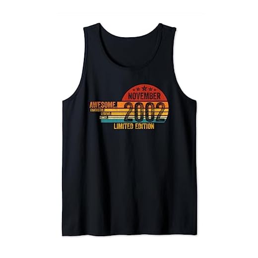 Regalo De Cumpleaños, Impresionante Desde Noviembre 2002 Camiseta sin Mangas