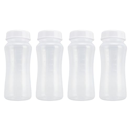 Bouteille de stockage de lait en plastique col large robuste de 300 ml