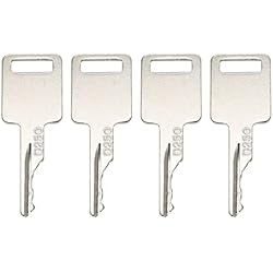 Minicargador Bobcat S650 Weelparz 4PCS Las Llaves de Encendido 6693241 6709527 Compatible con Bobca T Cargadora de S100 S130 S150 S160 S175 S185 S205 S220 S250 S300 S330 S450 S510 S530 S550 S570 S650 S590 S630