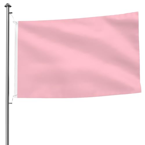 Drapeau double face rose naturel 1,5x2,4m pour célébrer la douceur de vivre au jardin