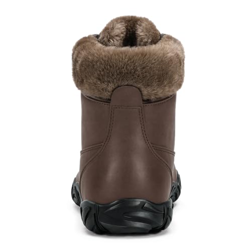 FANGARDEN Womens Snow Boots Outdoor Walking Hiking Ankle Waterproof Boots - image 6