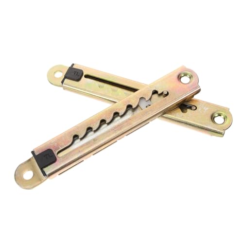 IWOWHERO 1 Pair Telescopic Stand Adjustable Desk Bracket Heavy Duty Desk Brackets Desk Supporting Brackets Metal Bracket for Desk Painting Desk Brackets Flat Bracket Tie Rod Zinc Student