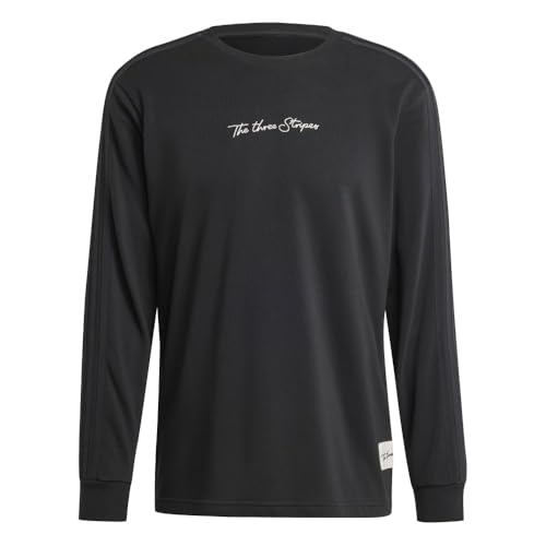 adidas スウェットモダン クラシックス 長袖グラフィックTシャツ JTM08メンズ