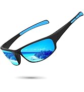 Ofwin Sports Polarized Sunglasses for Men Women Wrap Around Sun Glasses Fishing Cycling Driving R...