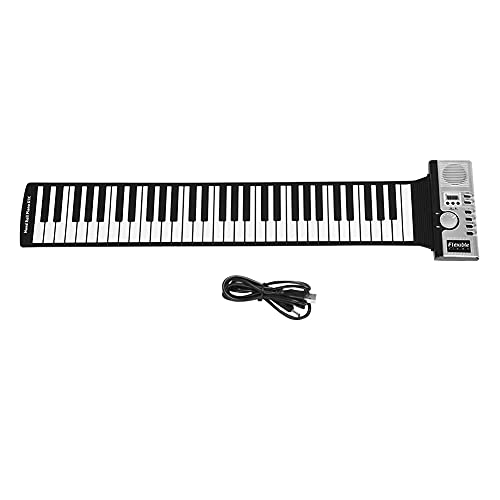 JTYX 61 Touches Roll Up Piano Portable Electronic Hand Roll Piano Clavier de Piano Pliable en Silicone Haut-Parleur intégré pour Les débutants et Les Enfants - Les Beatles, Paul McCartney, John Lennon, RIngo Starr, George Harrison JTYX 61 Touches Roll Up Piano Portable Electronic Hand Roll Piano Clavier de Piano Pliable en Silicone Haut-Parleur intégré pour Les débutants et Les Enfants