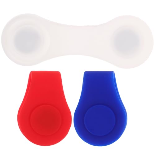 Marcador de bola de golf imantado Sewroro, clip de silicona estable para visera de sombrero