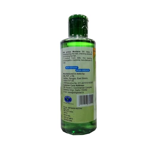 Image of SBL Arnica Montana Hair Oil with Tjc 200ML, (Pack of 2)