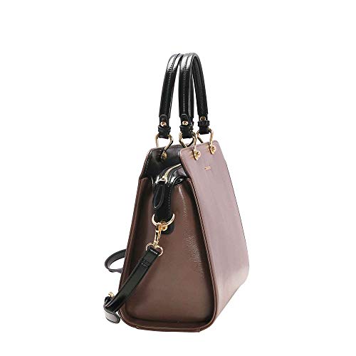 Bolsa Feminina Chenson Verniz Clássico de Mão Natural