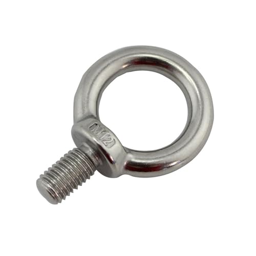 Tornillo de anillo de elevación M8 en acero inoxidable 304 color plata, 5PCS 3