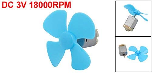 Components of NA F130 DC Mini Electric Motor and Propeller