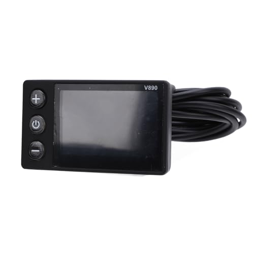 Natudeco Cycling LCD Display Water Proof 24V 36V 48V 60V Electric Bicycle Odometer Multifunctional Riding Screen Control Panel for 22.2mm Handlebar