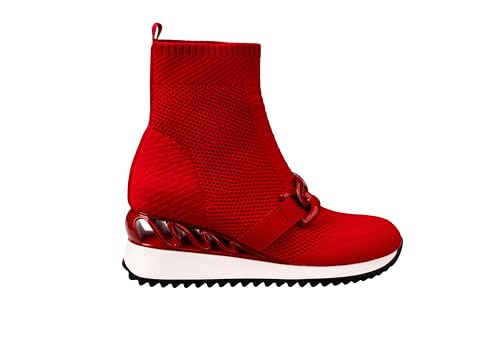 Ninety Union Brooklyn Metal Trim Wedge High Top Sneakers