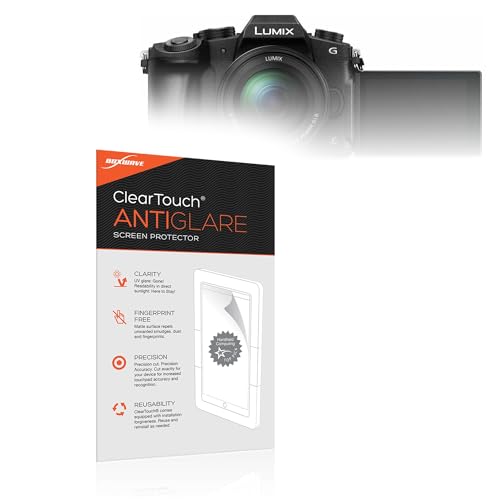 Panasonic Lumix DMC-G85 protector de pantalla mate BoxWave antihuellas película 2-pack