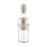 Generisch Grillgerät - Marinierflasche für Außenbarbecue | 2in 1 Kontrollierter Fluss Eingebauter Silikonapplikator mit Kompakter Form und Geschmacksverstärkung für Soße, und Braten, 7.2x22cm