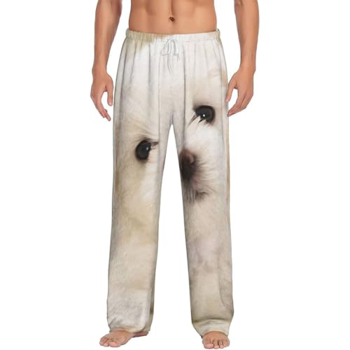 Pantalon pyjama maltais homme, le cadeau idéal en polaire douce pour l'hiver