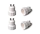 ShuoHui Lampenadapter Konverter GU10 Fassung auf E14 Lampensockel für LED Halogen Energiespar Lampen (4)