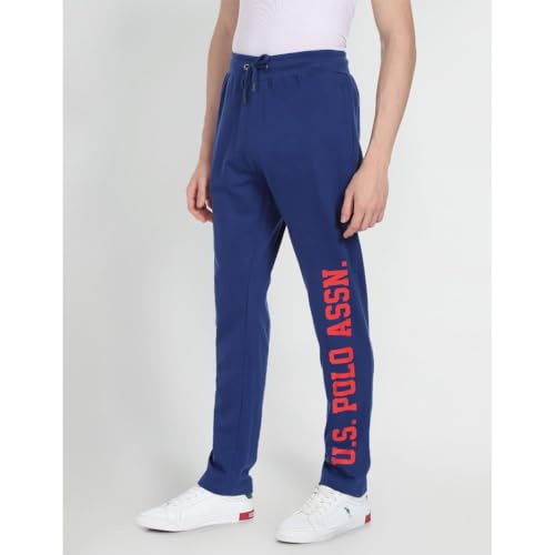 Image of U.S. POLO ASSN. Men's Mid Rise Regular Track Pants